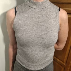 Zara Mock Neck Tank